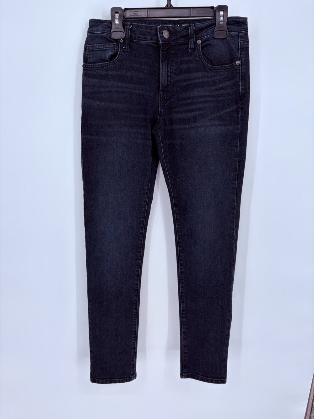 South Pole Skinny Fit Jeans Mens 34x32 Dark Wash Stretch Denim Black Blue